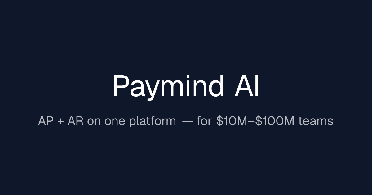Paymind AI — Banks want AI for personalization. Small businesses want AI to just get them paid.…